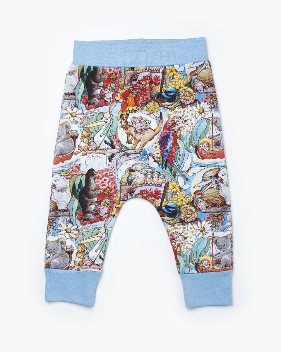 WALNUT May Gibbs James Drop Crotch Pants - Storytime BABY CLOTHING - Zabecca Living