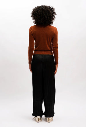 WE ARE THE OTHERS Ava Lurex Knit - Bronze Jumpers + Knitwear - Zabecca Living