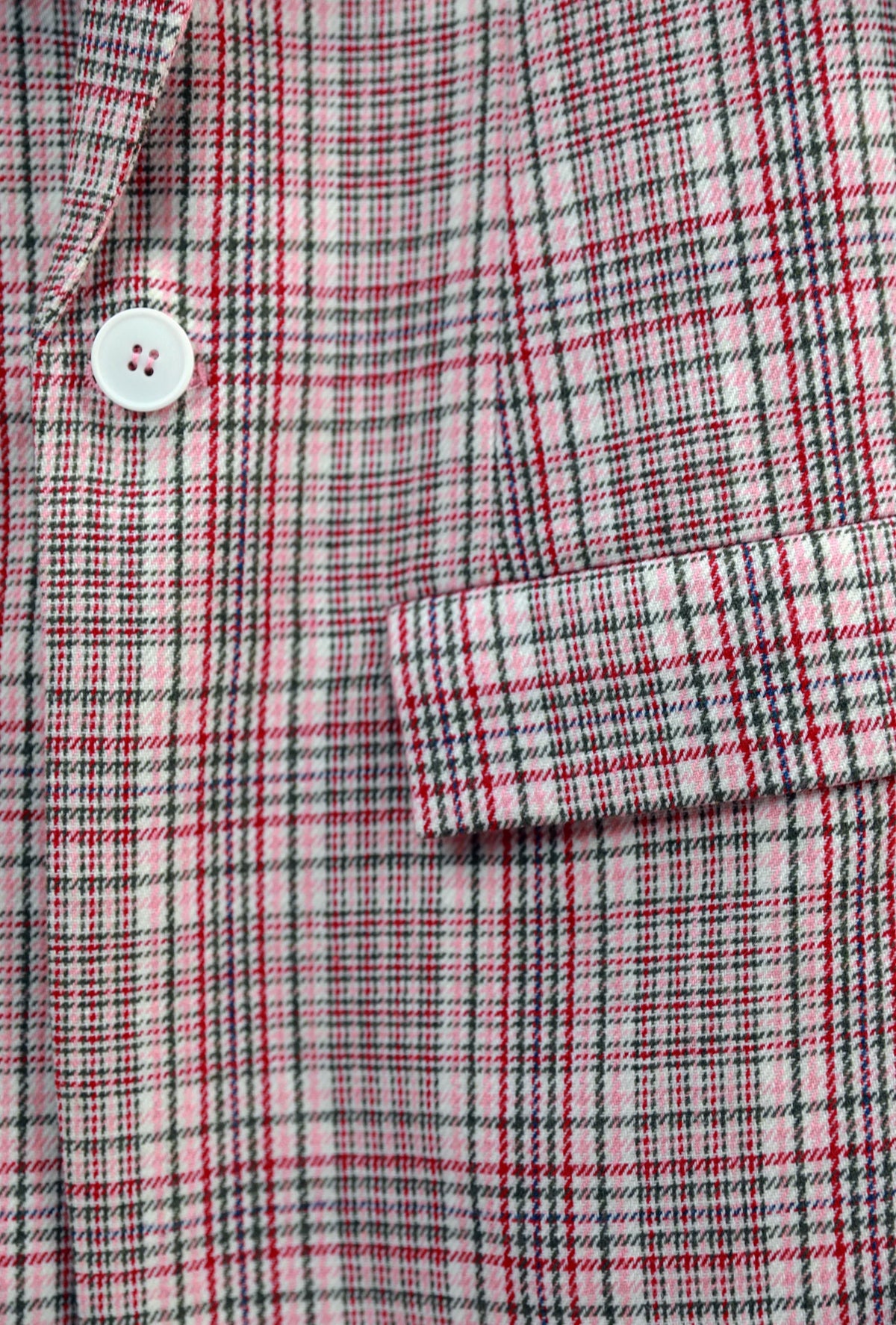 WE ARE THE OTHERS Jules Longline Blazer - Pink Check Jacket - Zabecca Living