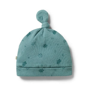WILSON AND FRENCHY Organic Rib Knot Hat - Little Leaf Baby Hat - Zabecca Living