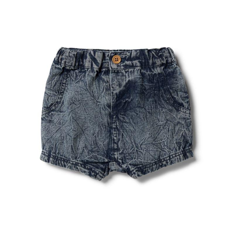 WILSON & FRENCHY Denim Slouch Shorts BABY CLOTHING - Zabecca Living