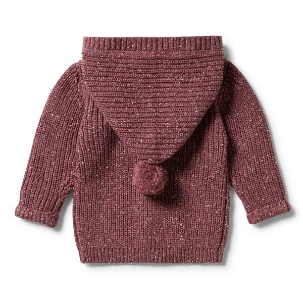 WILSON & FRENCHY Knitted Jacket - Wild Ginger Fleck BABY CLOTHING - Zabecca Living