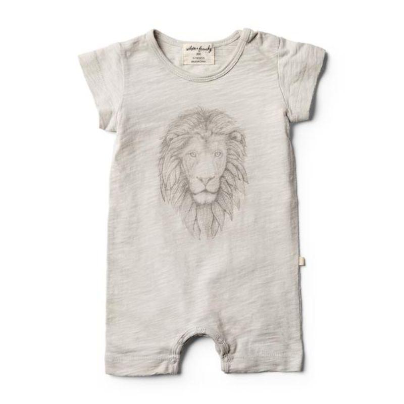 WILSON & FRENCHY Little Lion Growsuit BABY CLOTHING - Zabecca Living