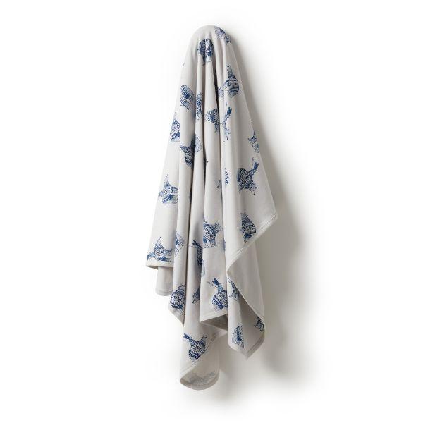 WILSON & FRENCHY Organic Bunny Rug - Little Adventures BABY BLANKET - Zabecca Living