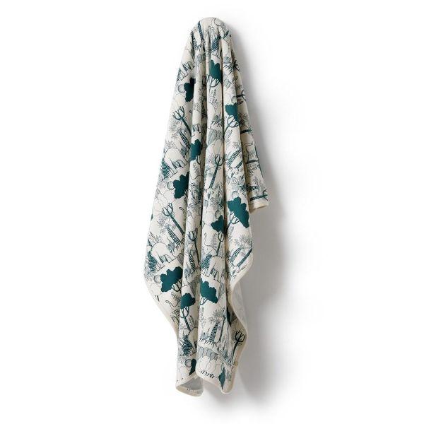 WILSON & FRENCHY Organic Bunny Rug - Wild Wilderness BABY BLANKET - Zabecca Living