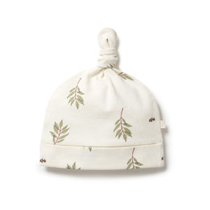 WILSON & FRENCHY Organic Knot Hat - Busy Bee Baby Hat - Zabecca Living