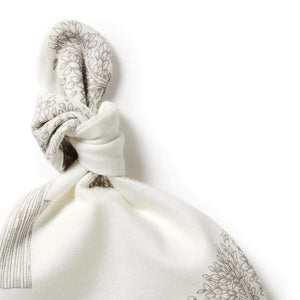 WILSON & FRENCHY Organic Knot Hat - Welcome To The World Baby Hat - Zabecca Living