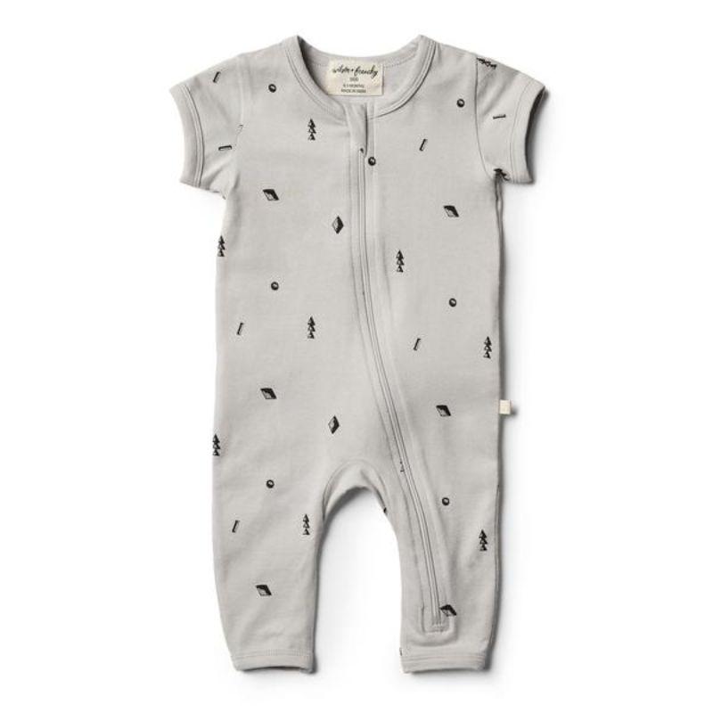 WILSON & FRENCHY Organic Moonstone Zipsuit BABY CLOTHING - Zabecca Living