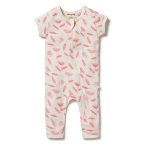 WILSON & FRENCHY Organic Zipsuit - Billie Fleur BABY CLOTHING - Zabecca Living