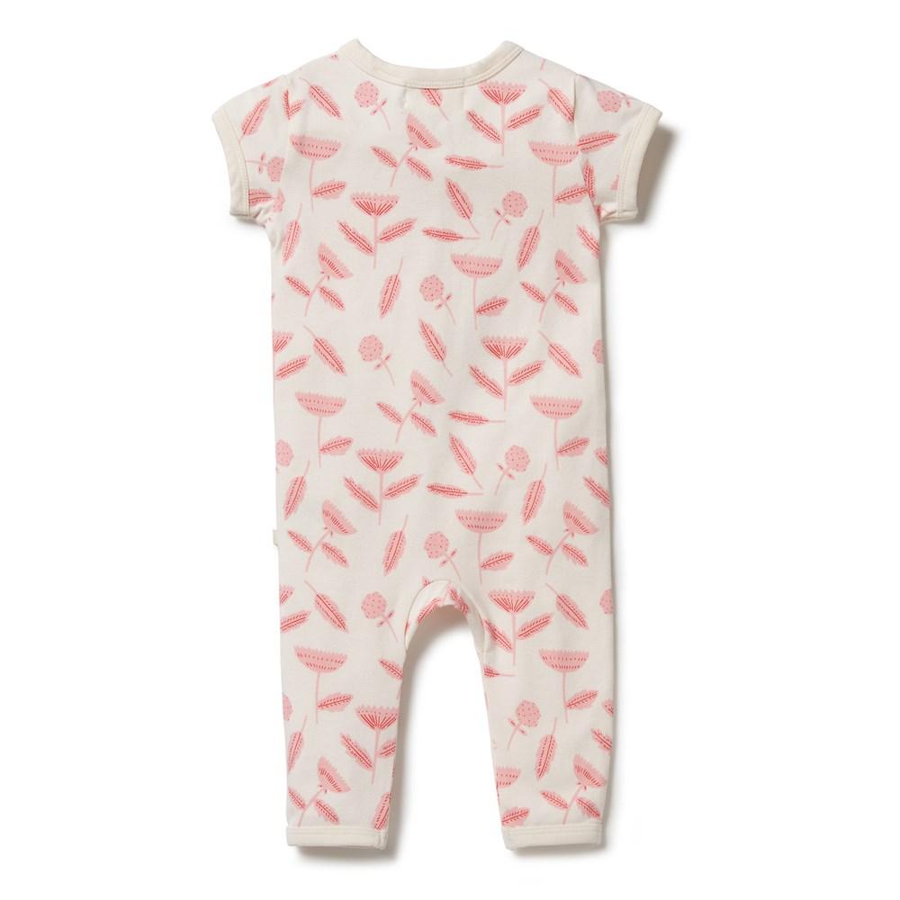 WILSON &amp; FRENCHY Organic Zipsuit - Billie Fleur BABY CLOTHING - Zabecca Living
