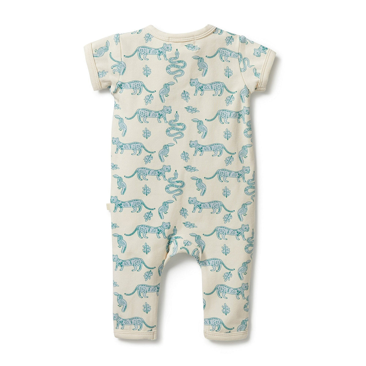 WILSON &amp; FRENCHY Organic Zipsuit - Hello Jungle BABY CLOTHING - Zabecca Living