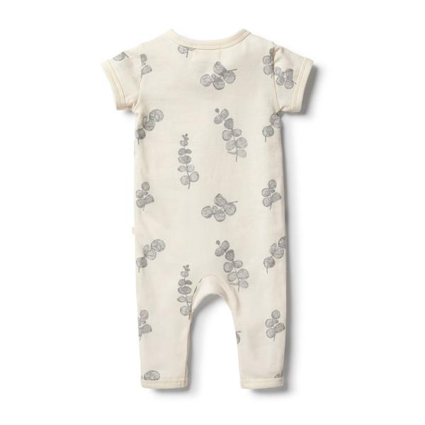 WILSON & FRENCHY Organic Zipsuit - Little Eucalyptus BABY CLOTHING - Zabecca Living