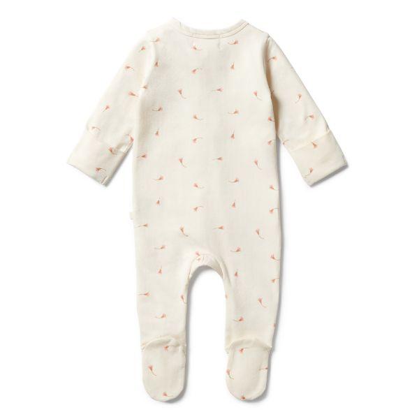 WILSON & FRENCHY Organic Zipsuit With Feet - Little Blossom BABY CLOTHING - Zabecca Living