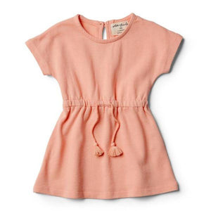 WILSON & FRENCHY Peach Pearl Dress BABY CLOTHING - Zabecca Living