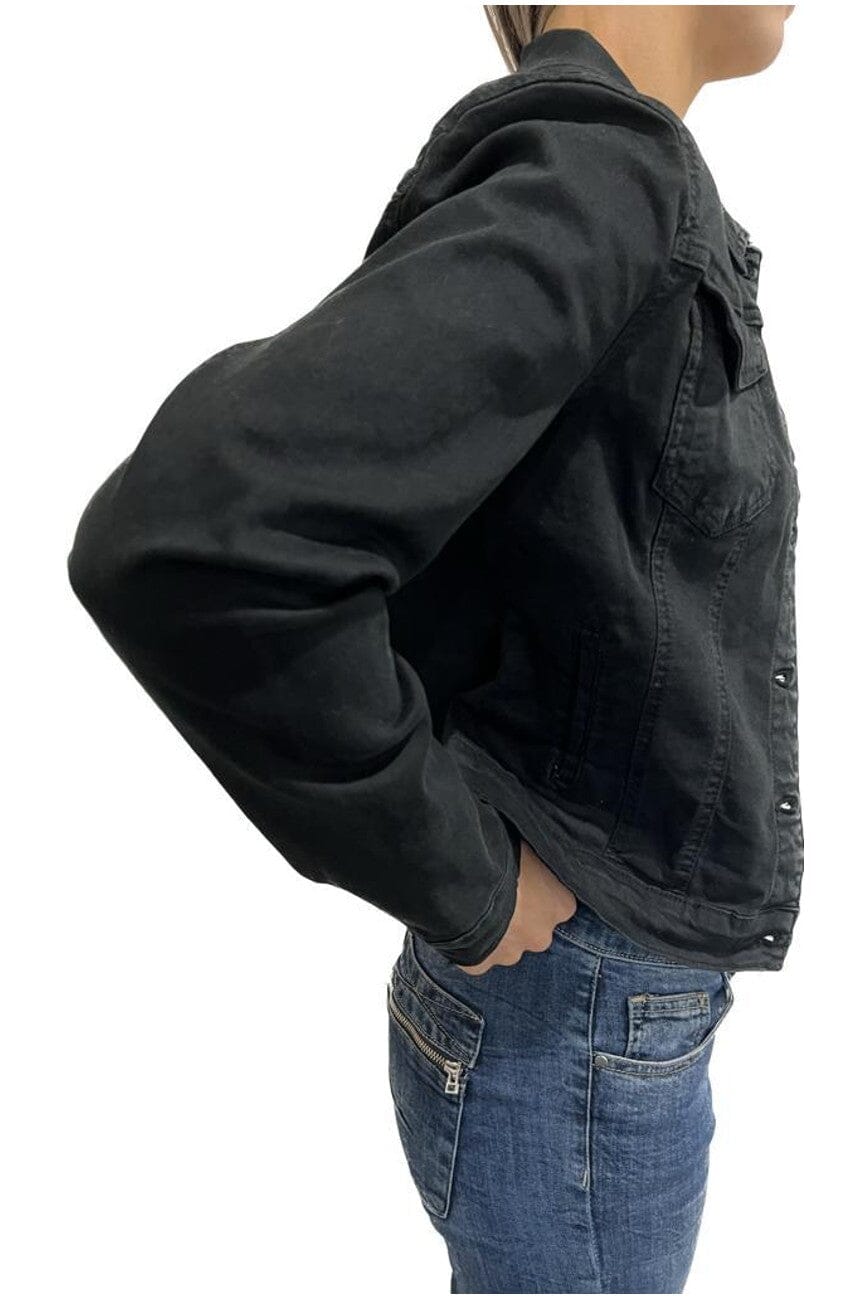 Black label denim clearance jacket