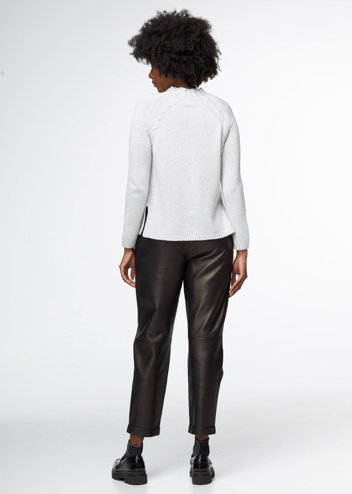 ZAKET & PLOVER Cabletrim Funnel - Marle Jumpers + Knitwear - Zabecca Living