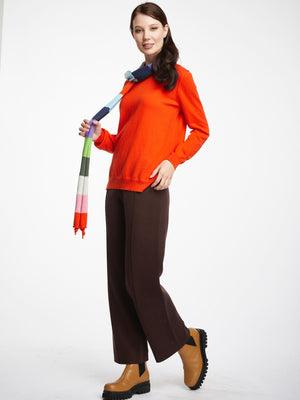 ZAKET & PLOVER Essential Crew - Tamarillo Jumpers + Knitwear - Zabecca Living