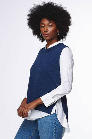 ZAKET & PLOVER Essential Vest - Dark Denim vest - Zabecca Living