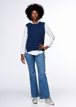 ZAKET & PLOVER Essential Vest - Dark Denim vest - Zabecca Living