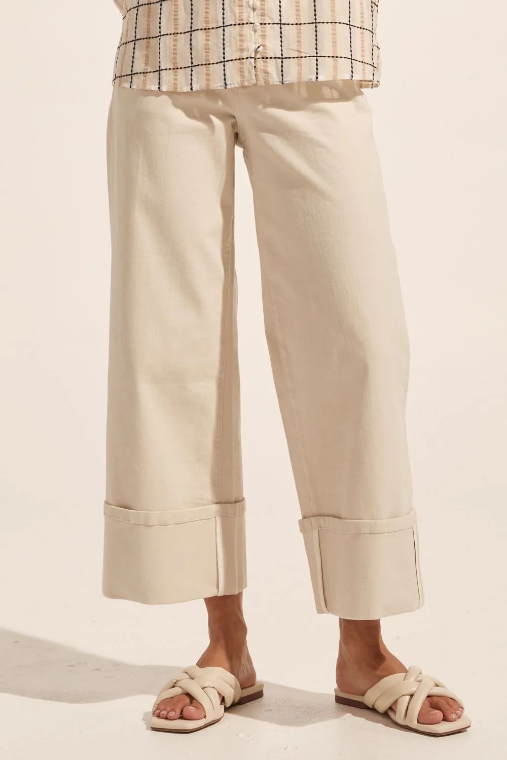 ZOE KRATZMANN Limit Pant - Stone JEANS - Zabecca Living